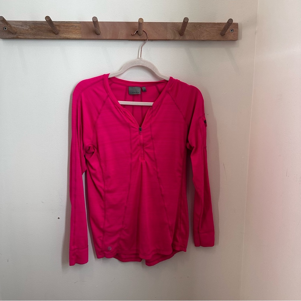 Athleta Pink Long Sleeve Active Top